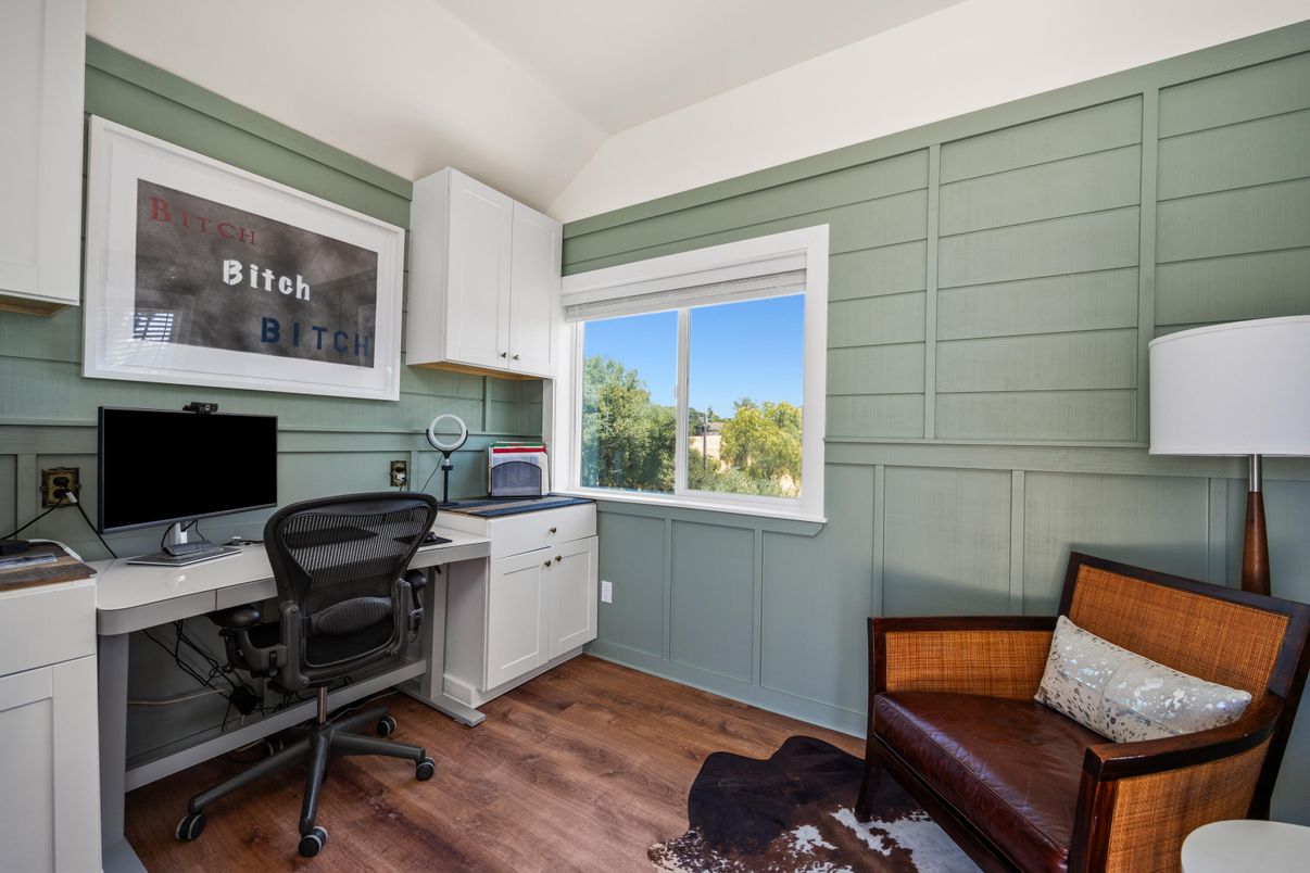 Home Office, Interior, Wood Texture Flooring