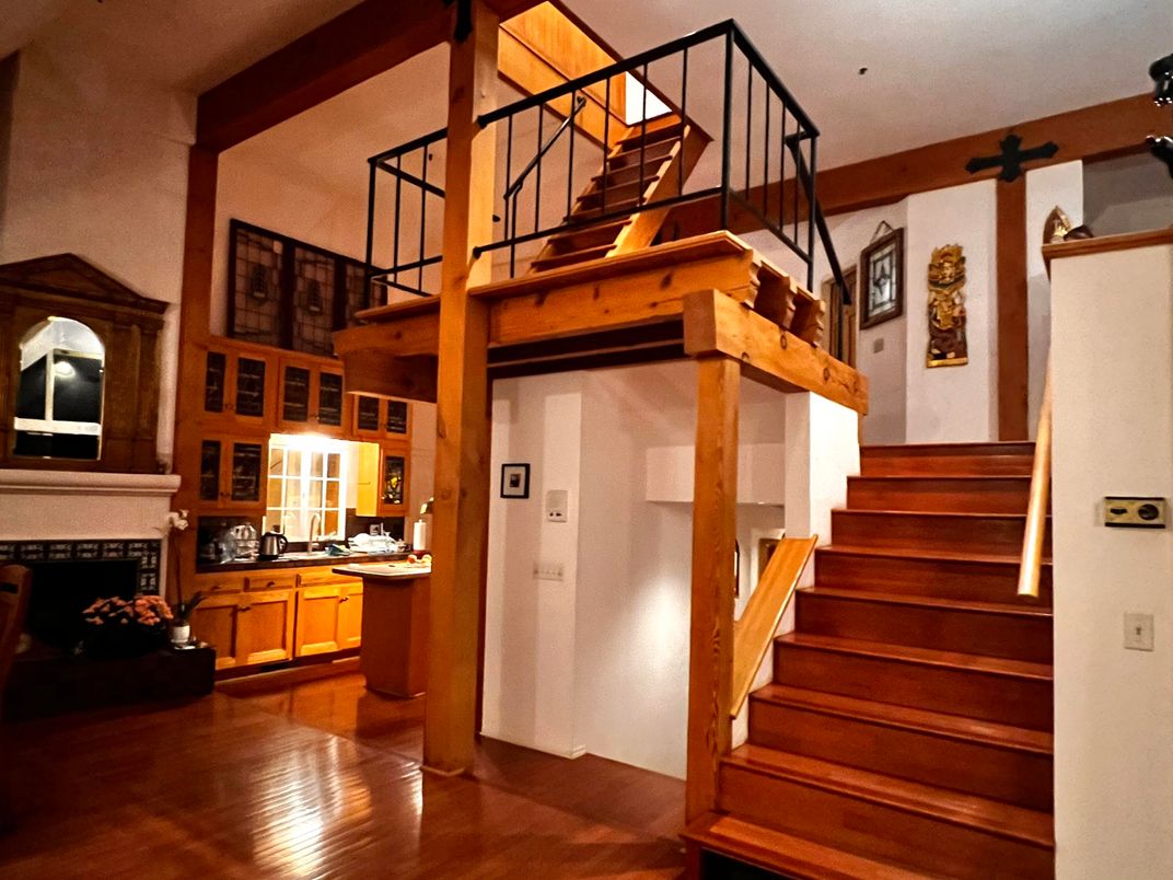 Fireplace, Interior, Wood Texture Flooring