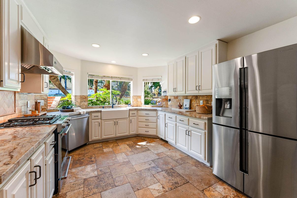 Interior, Kitchen, Recessed Lighting, Stainless Steel Appliances
