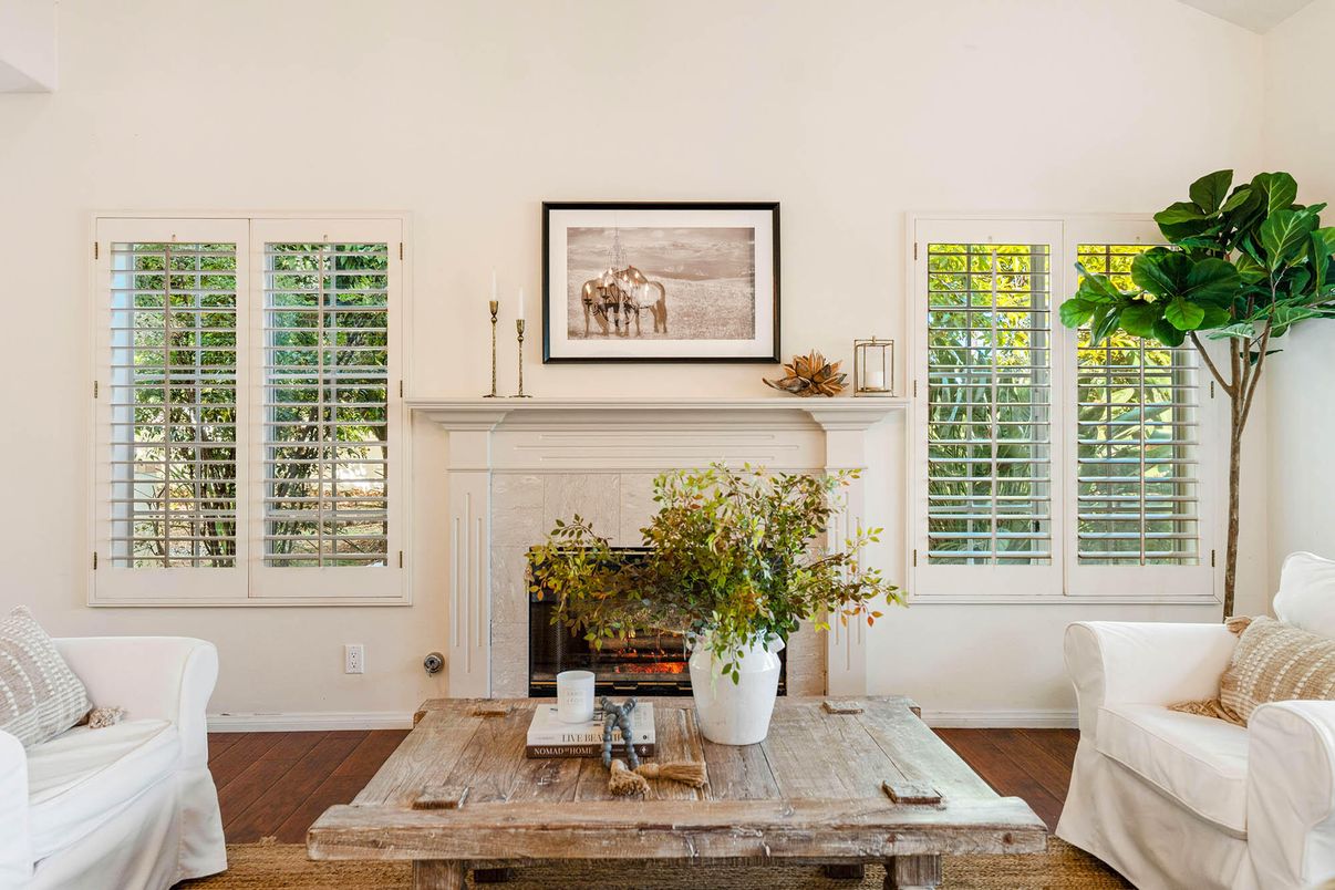 Fireplace, Interior, Wood Texture Flooring