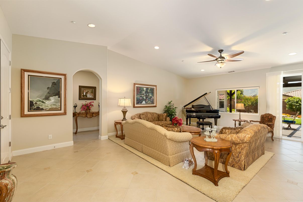 Interior, Living room, Piano, Recessed Lighting
