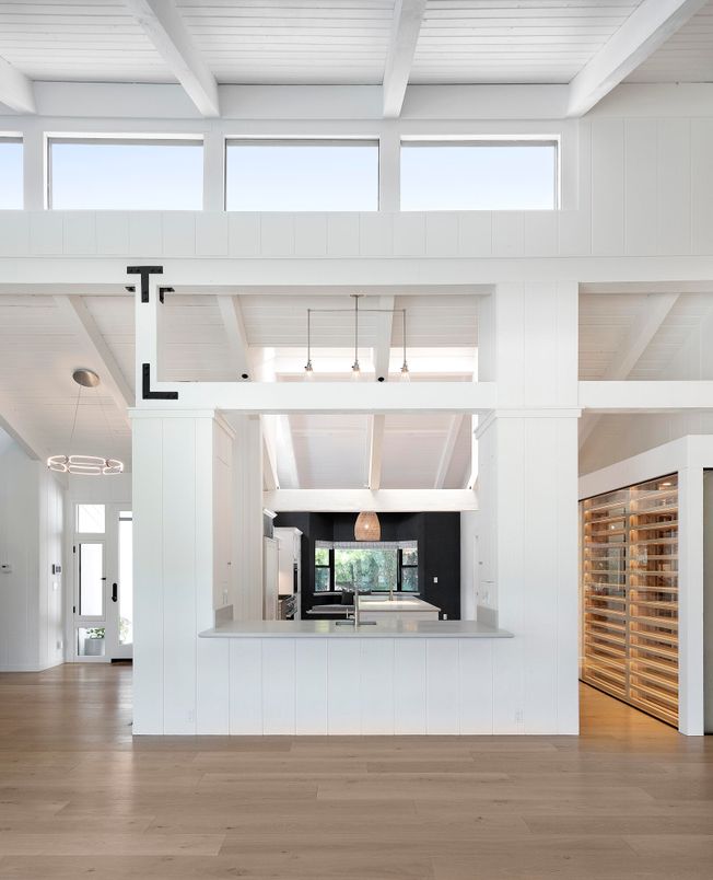 Interior, Pendant Lights, Wood Texture Flooring