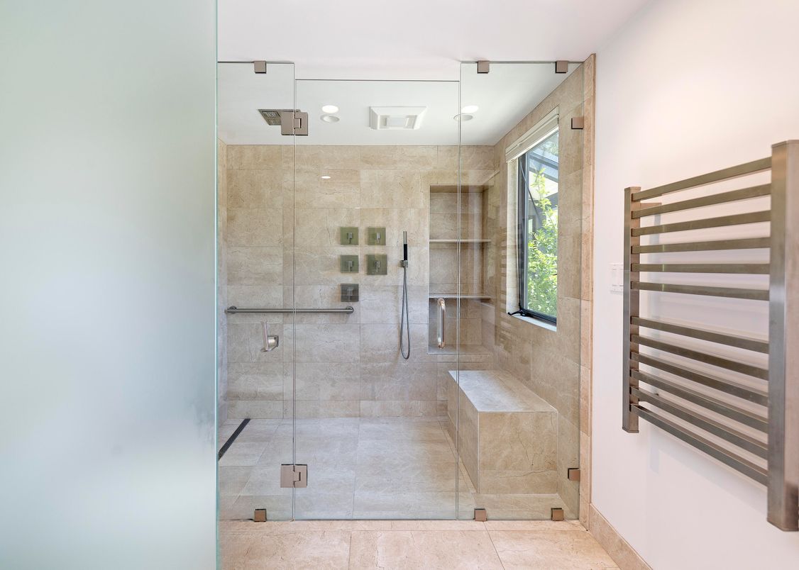 Bathroom, Glass Shower, Interior