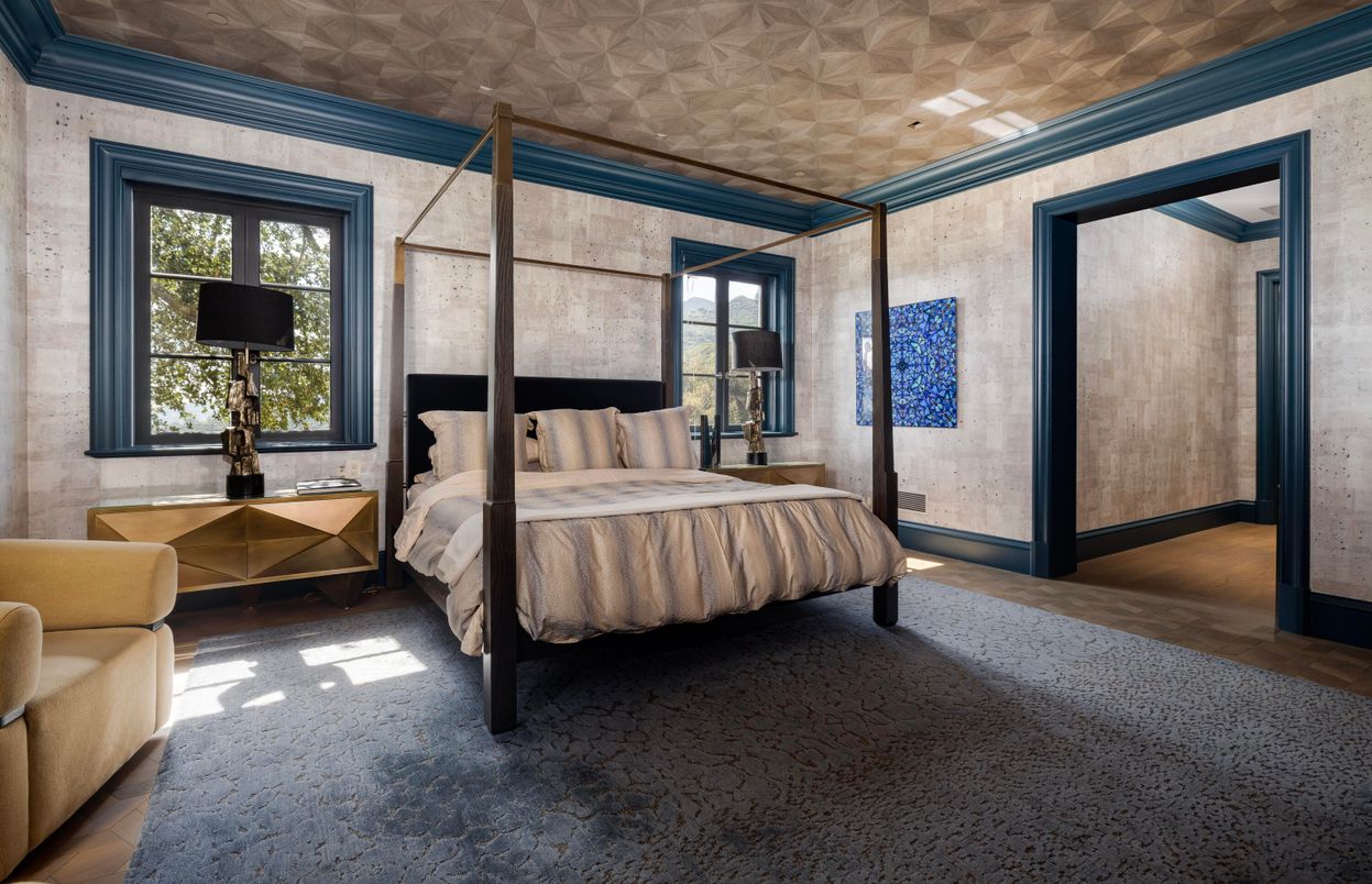 Bedroom, Interior, Wood Texture Flooring