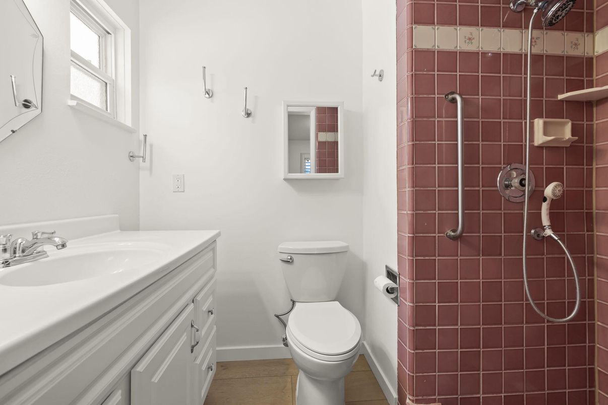 Bathroom, Interior, Wood Texture Flooring