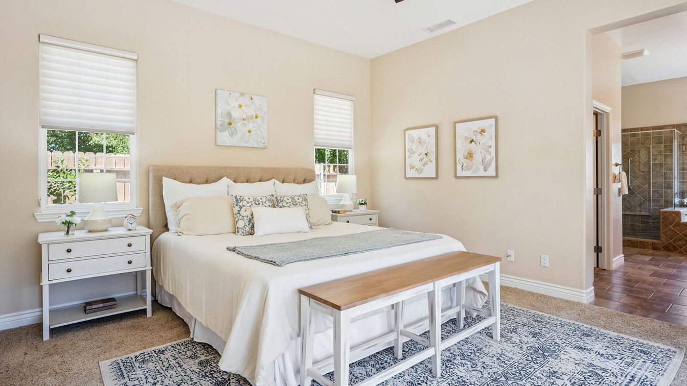 Bedroom, Interior, Wood Texture Flooring