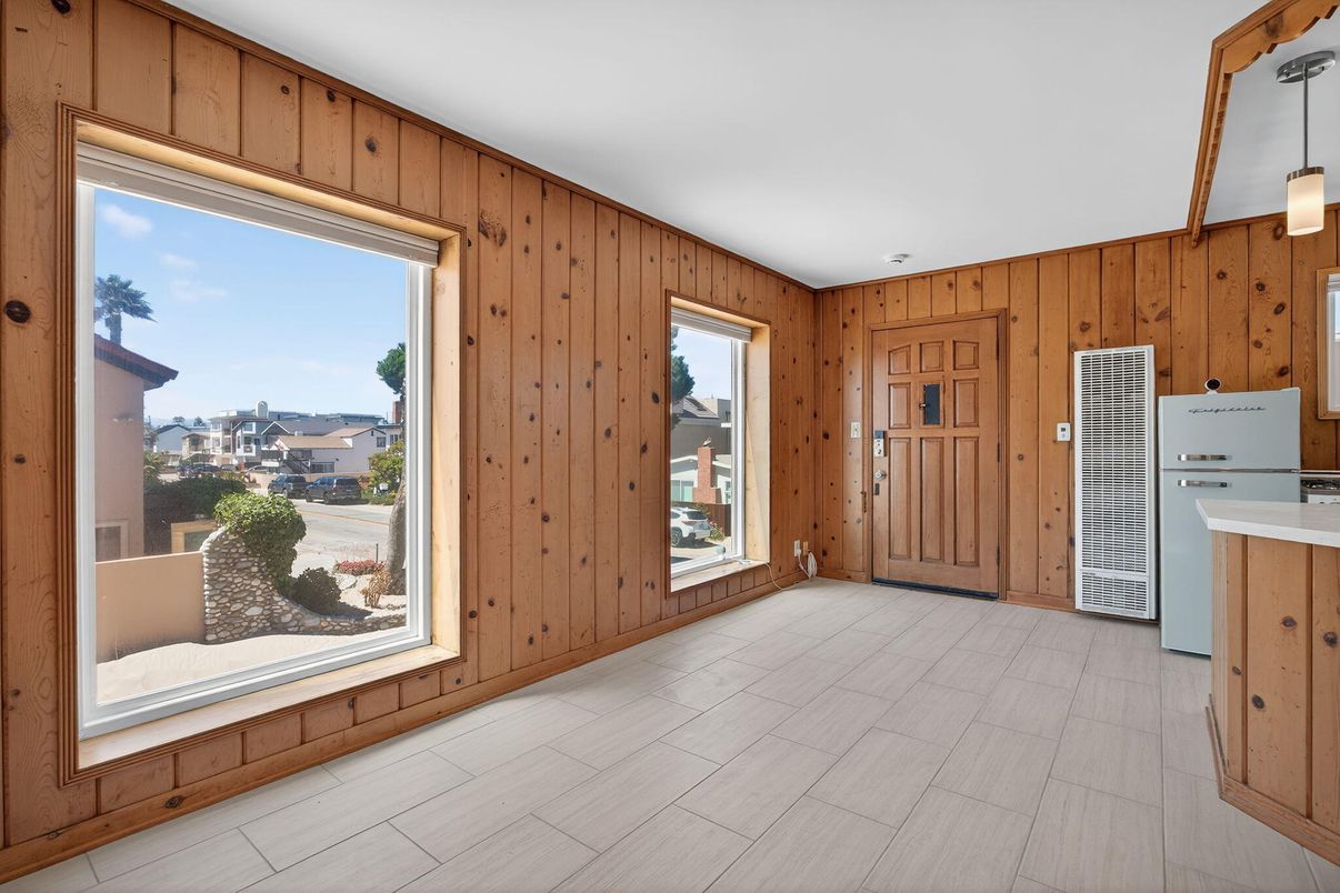 Empty room, Interior, Kitchen, Wooden Walls