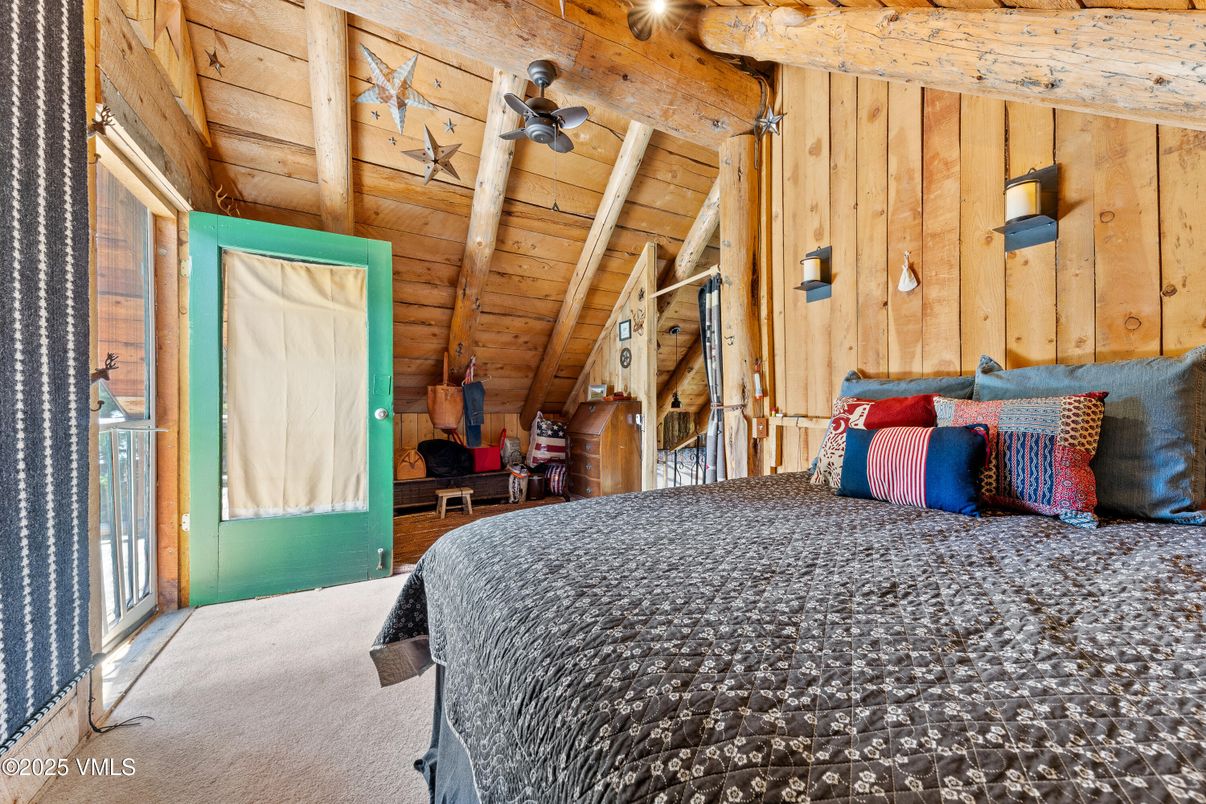 Bedroom, Interior, Wooden Beams, Wooden Ceilings, Wooden Walls