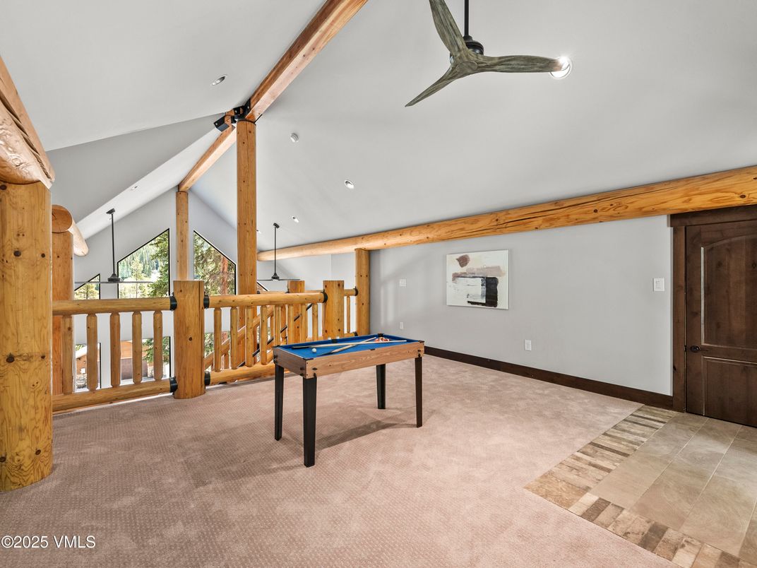 Billiard Table, Game Room, Interior, Pendant Lights, Recessed Lighting