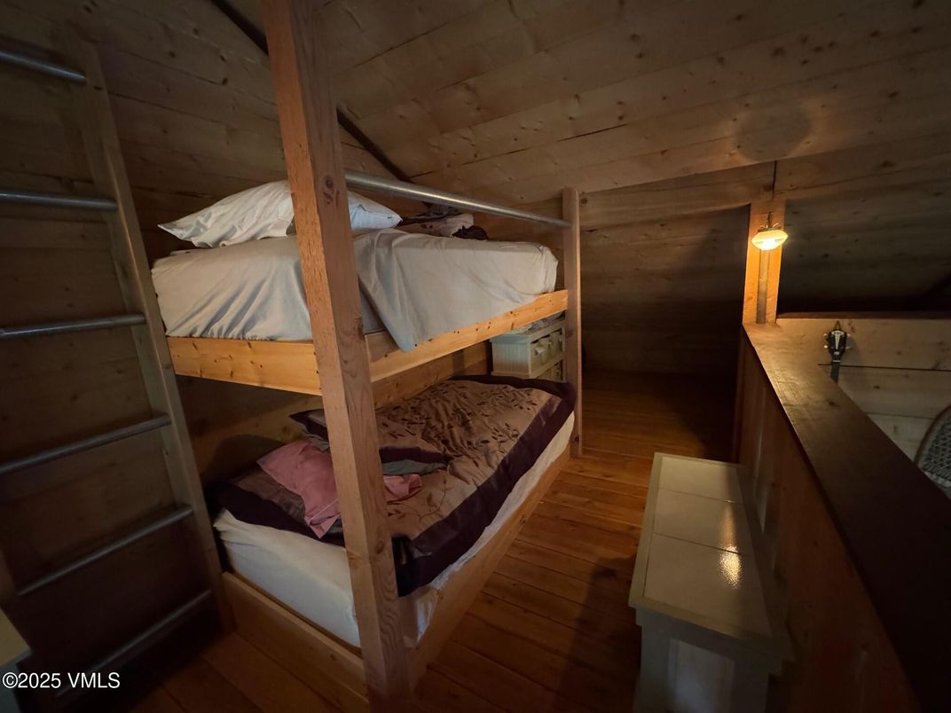 Bedroom, Interior, Wood Texture Flooring, Wooden Walls