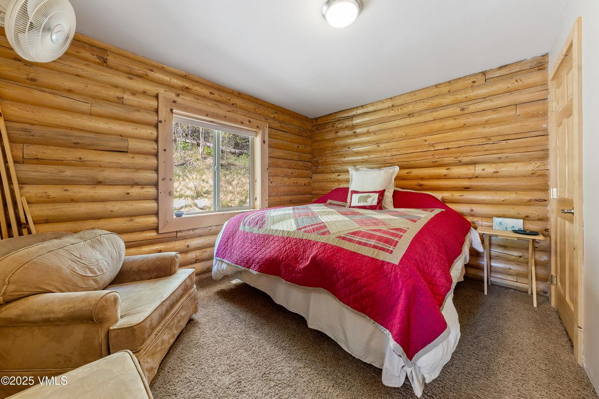 Bedroom, Interior, Wooden Walls