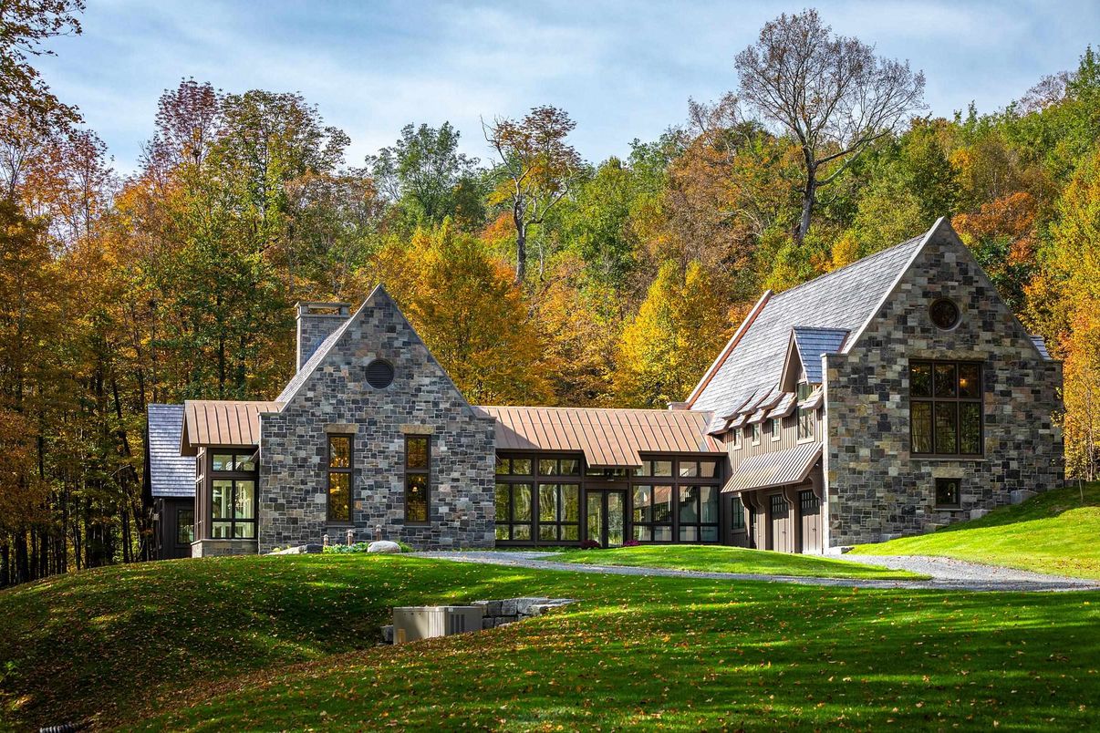 Backyard, Exterior, Facade, Tudor Revival