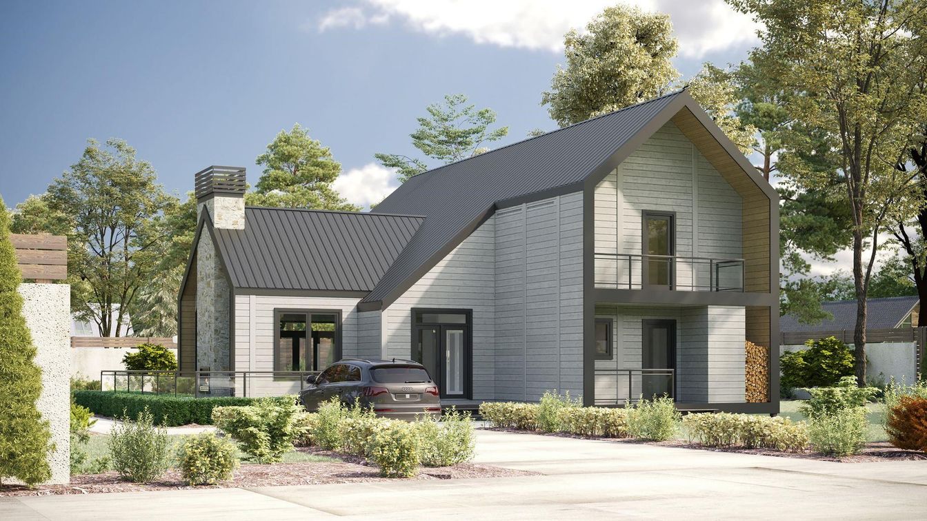 Exterior, Facade, Farmhouse