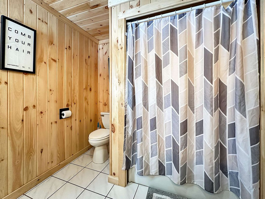 Bathroom, Interior, Wooden Walls