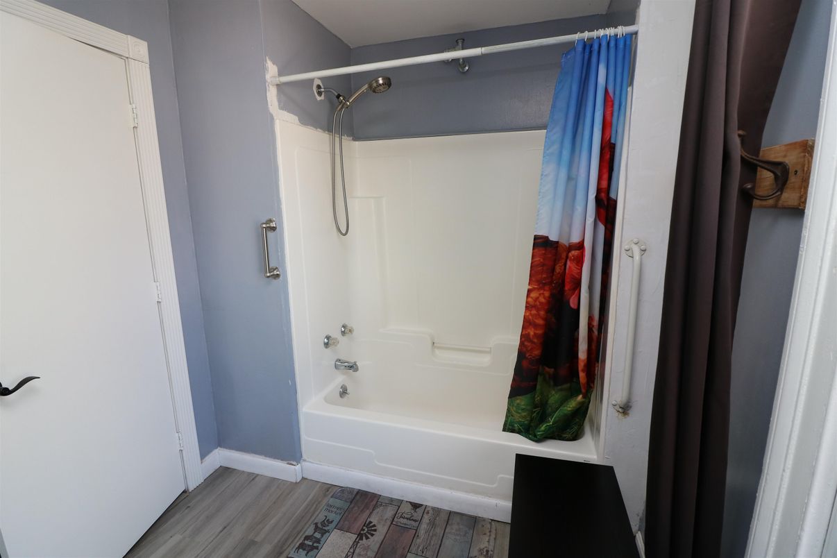 Bathroom, Interior, Wood Texture Flooring