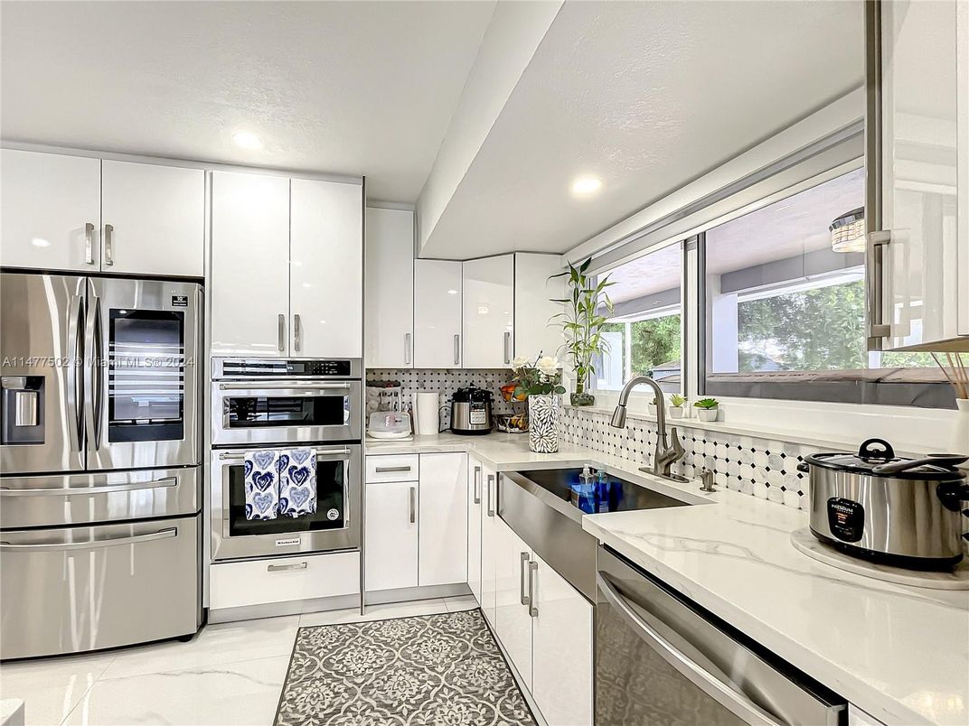 Interior, Kitchen, Recessed Lighting, Stainless Steel Appliances