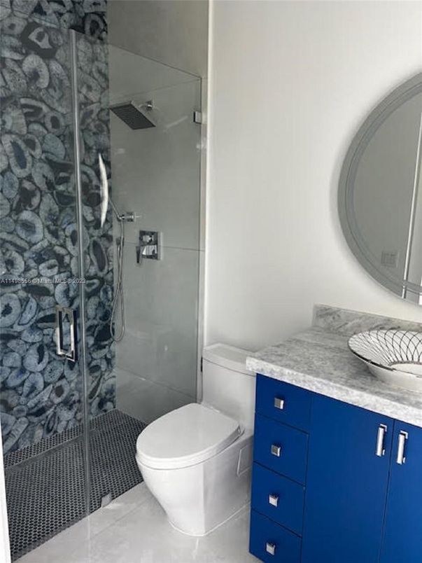 Bathroom, Glass Shower, Interior