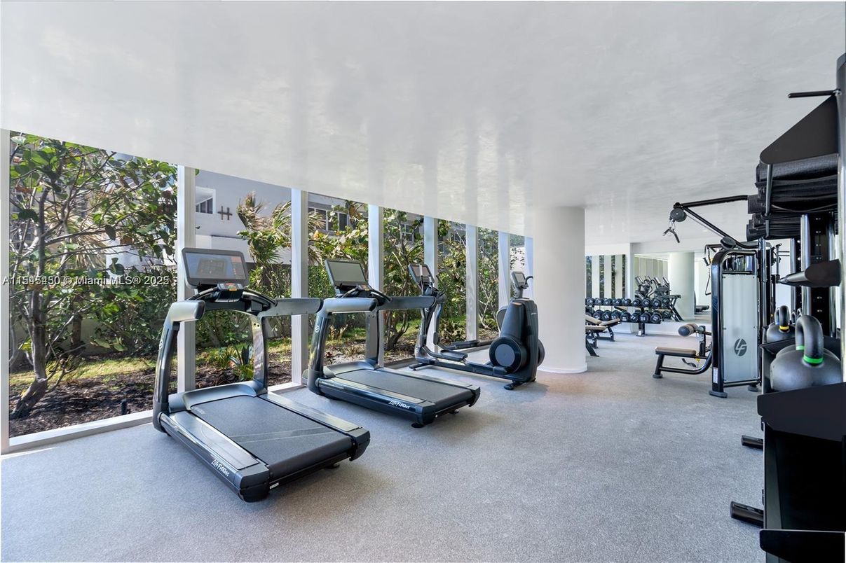 Fitness Equipment, Gym, Interior