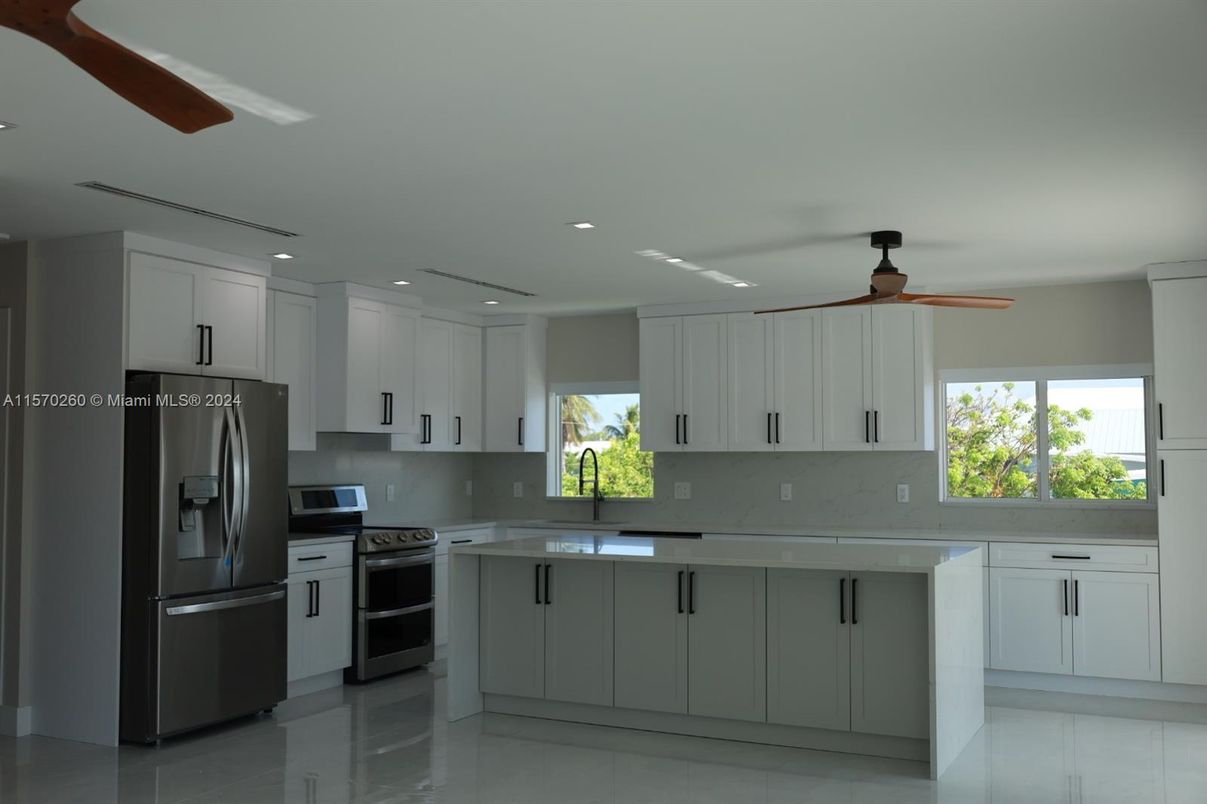 Interior, Kitchen, Recessed Lighting, Stainless Steel Appliances