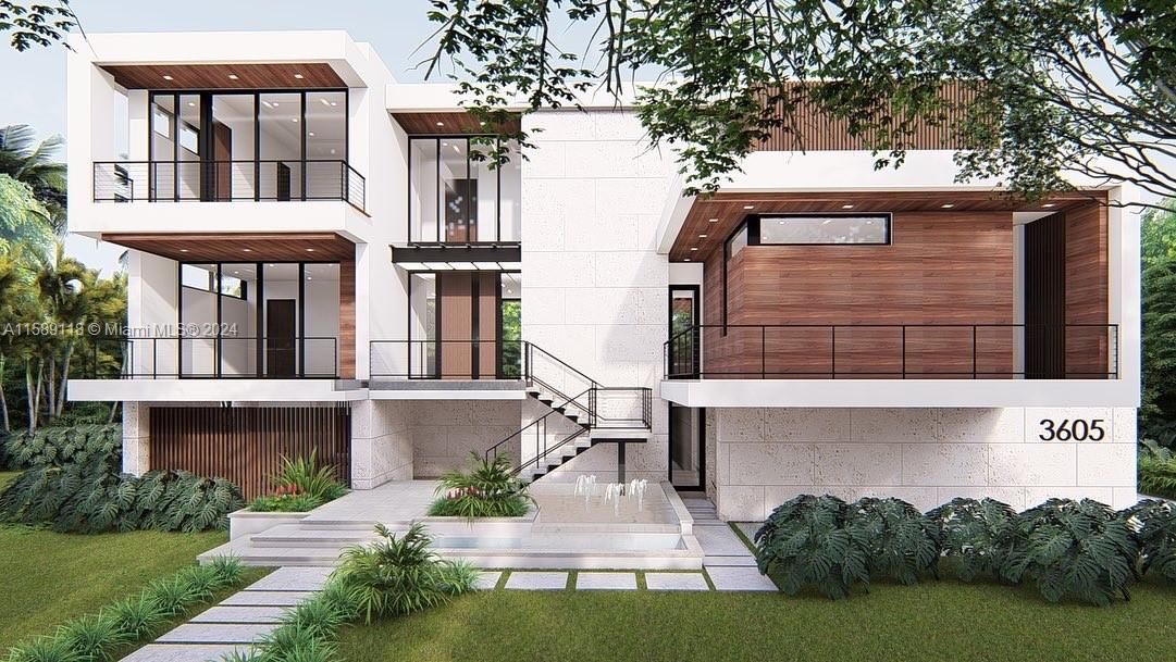 Backyard, Exterior, Facade, Modern
