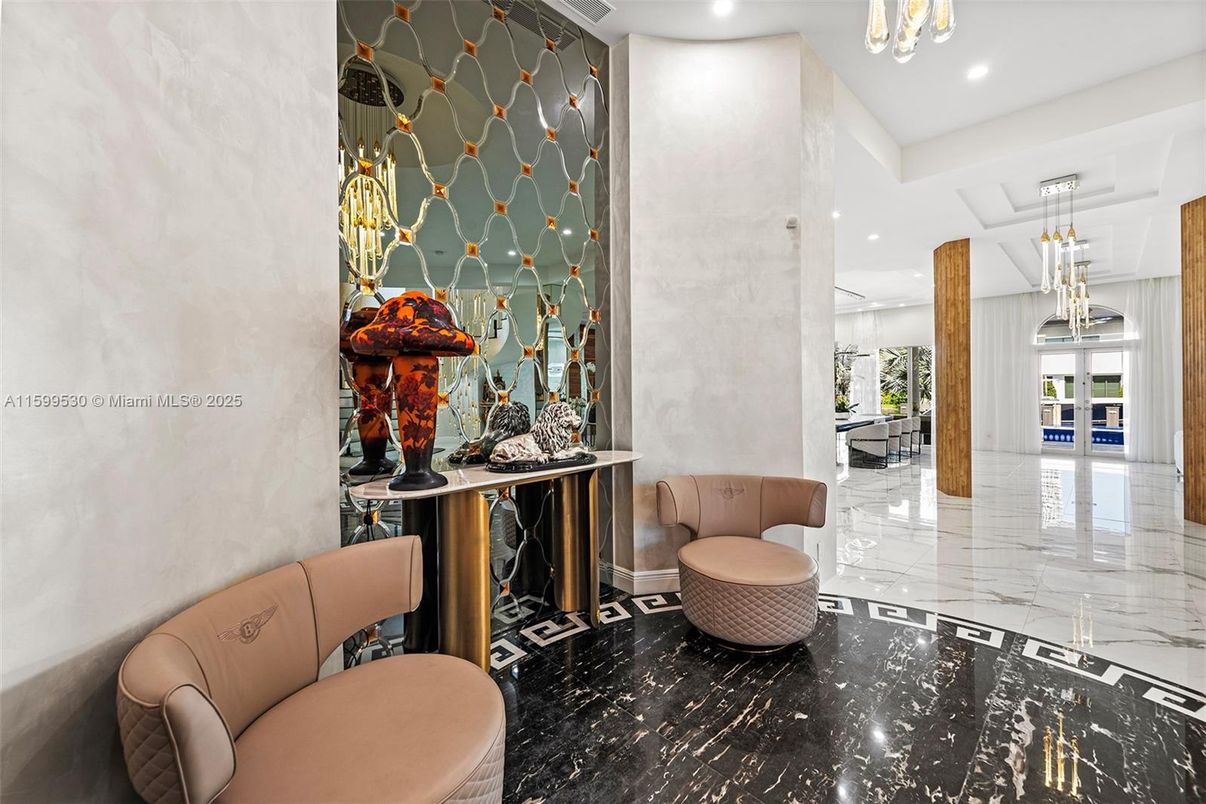 Interior, Marble, Pendant Lights, Recessed Lighting