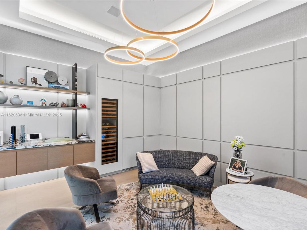 Interior, Living room, Pendant Lights, Wood Texture Flooring