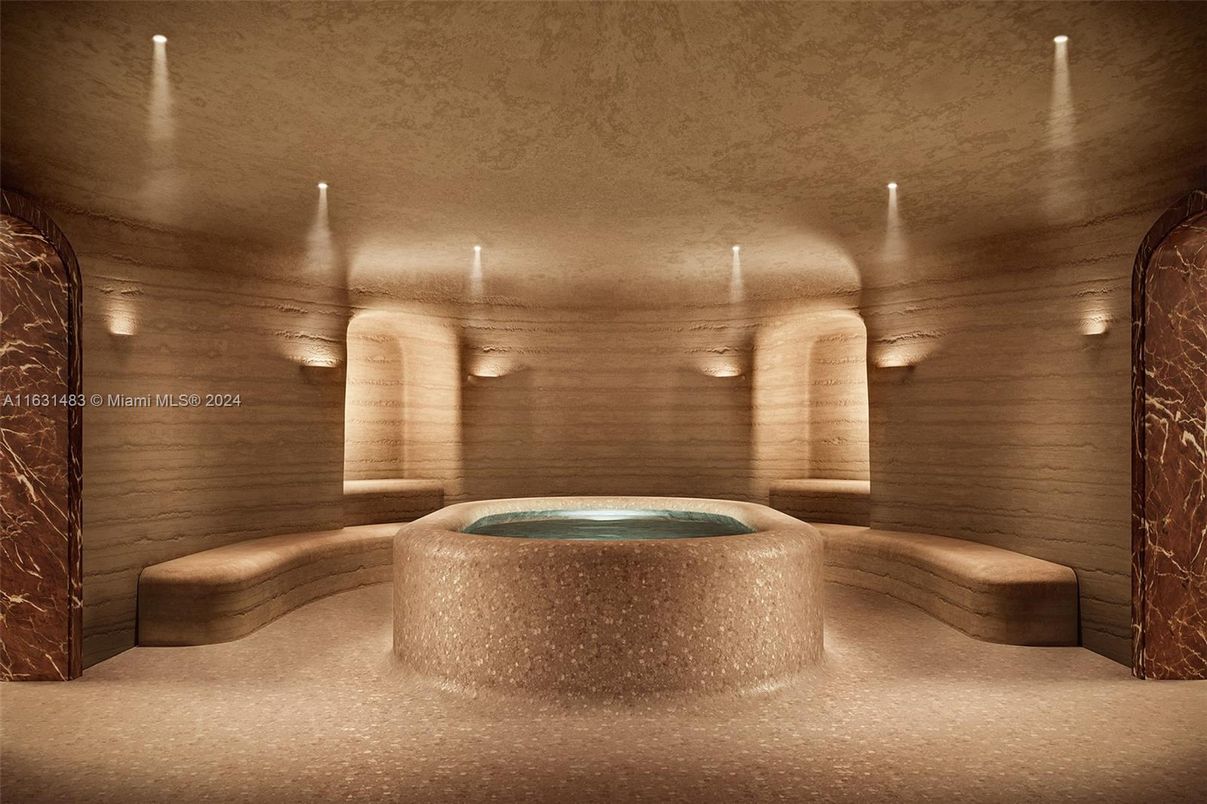 Interior, Pool, Wooden Walls