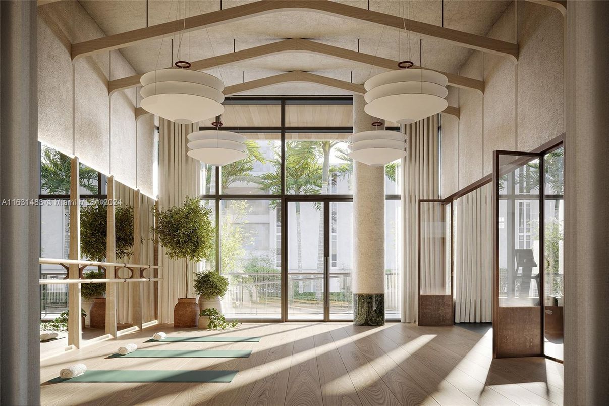 Interior, Pendant Lights, Wood Texture Flooring
