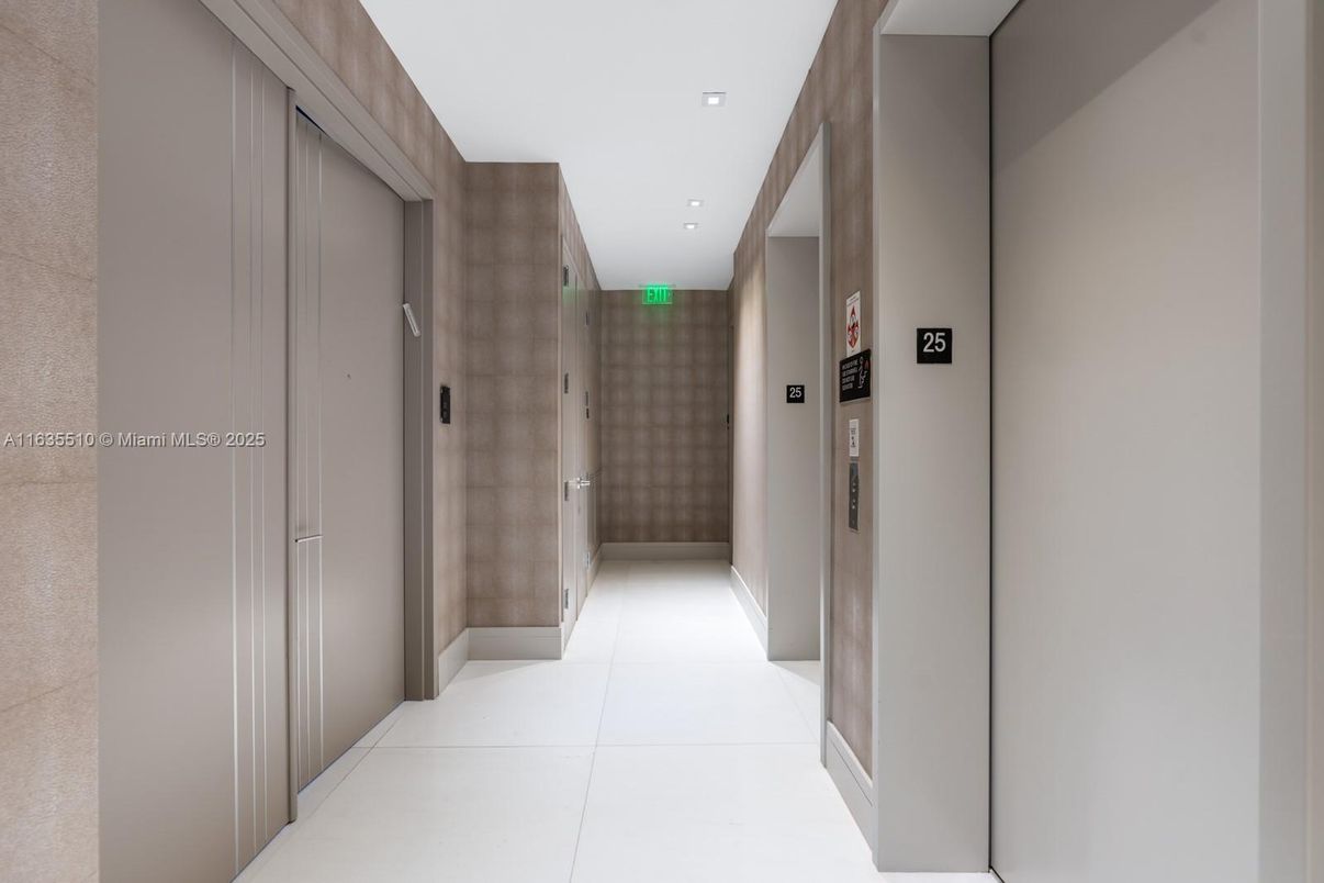 Elevator, Interior, Recessed Lighting