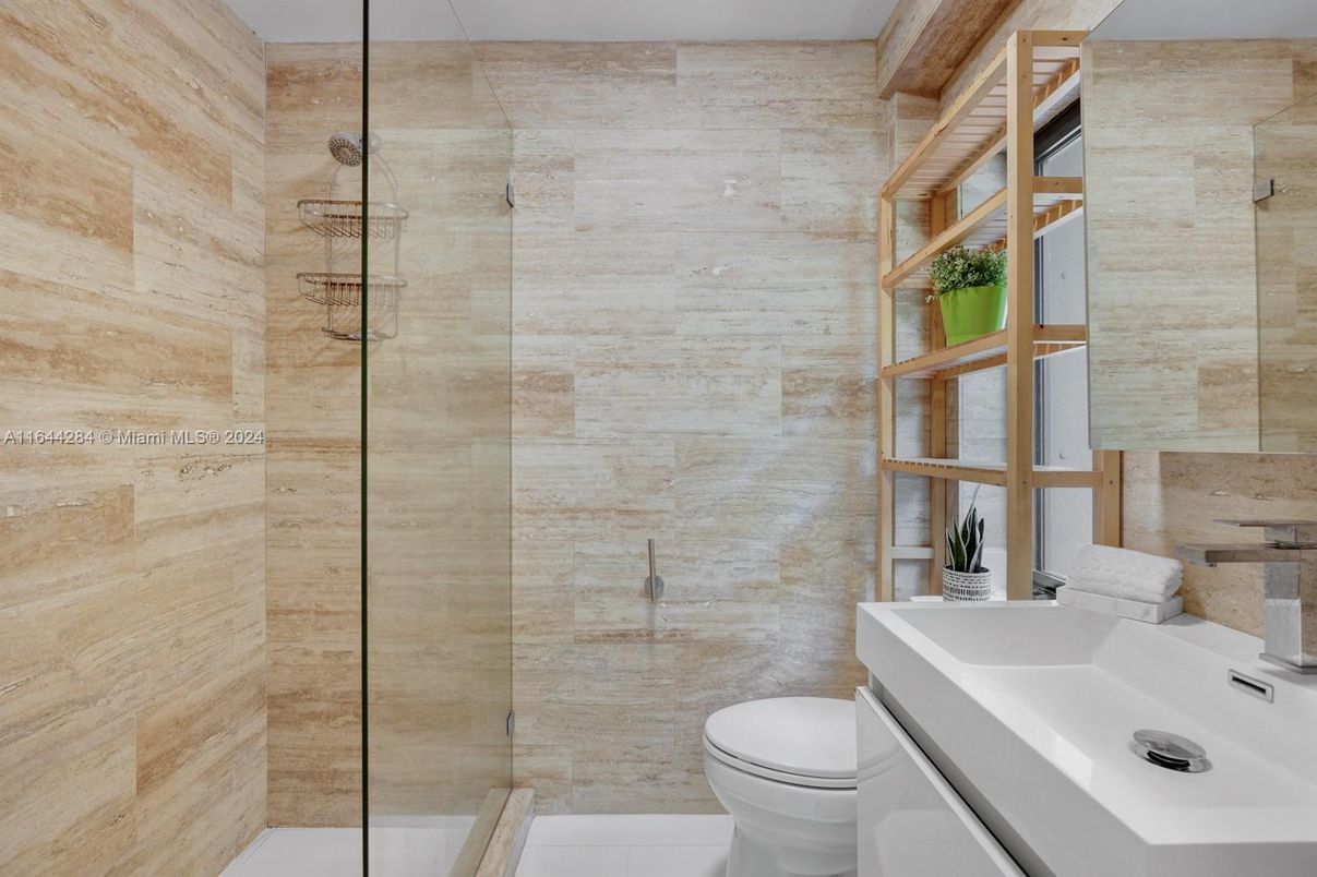Bathroom, Glass Shower, Interior