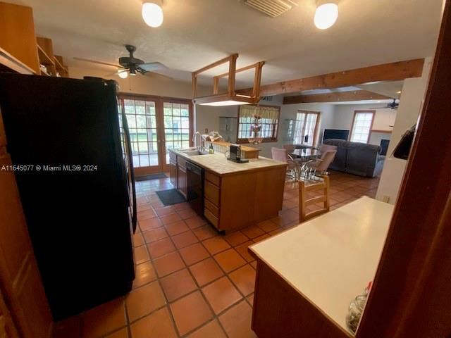 Dining room, Interior, Kitchen, Living room, Wooden Beams