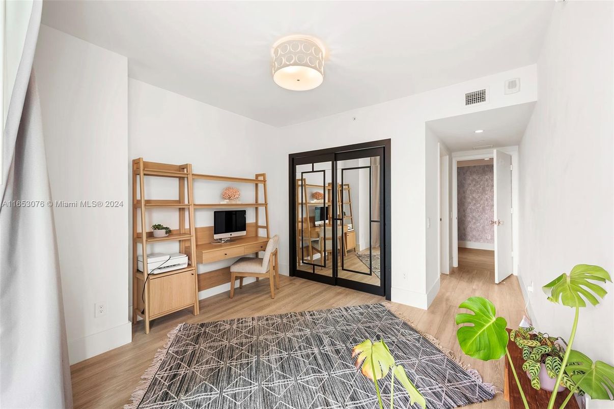 Home Office, Interior, Wood Texture Flooring