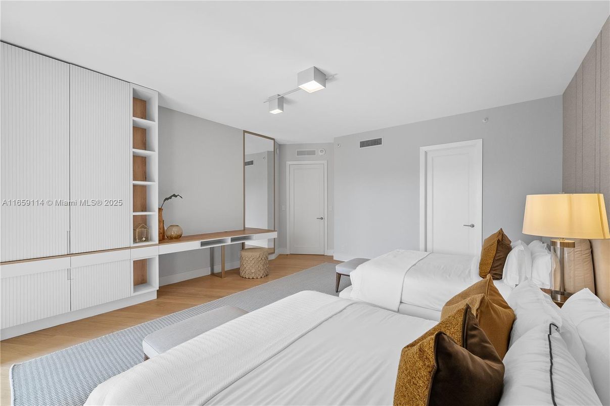 Bedroom, Interior, Wood Texture Flooring