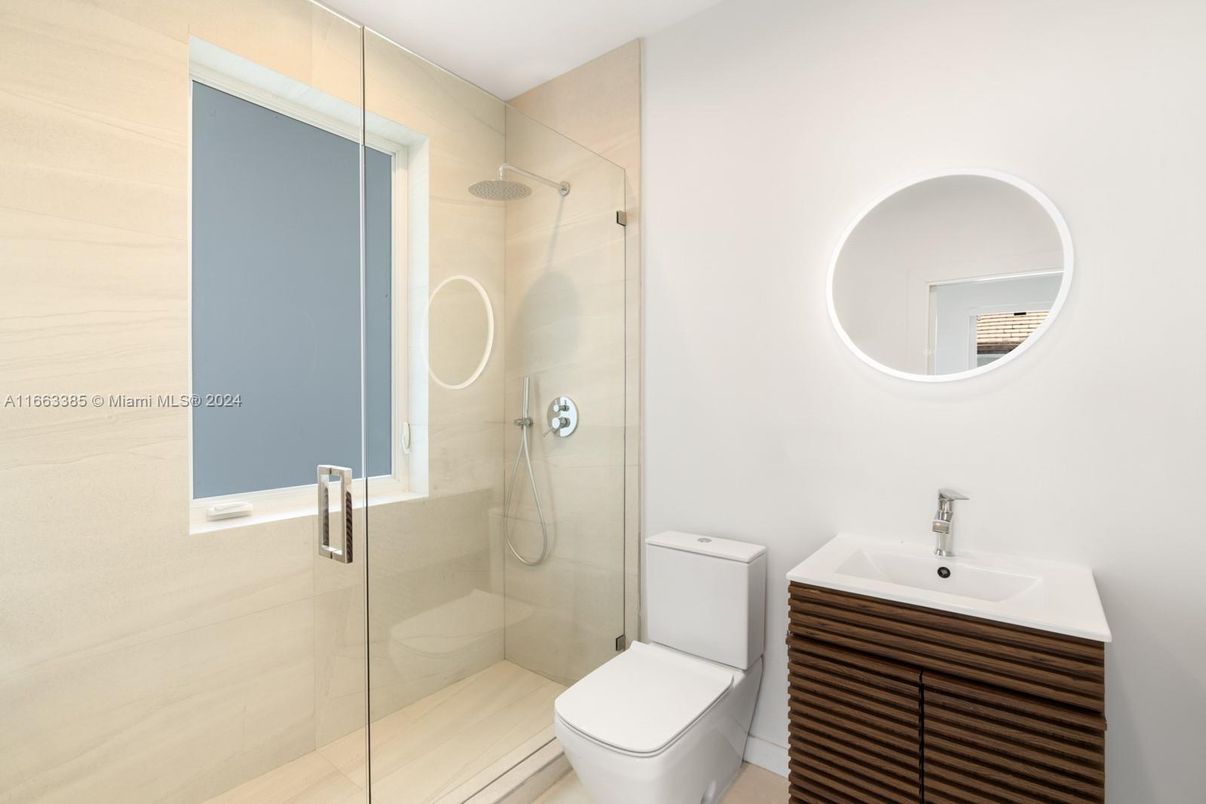 Bathroom, Glass Shower, Interior