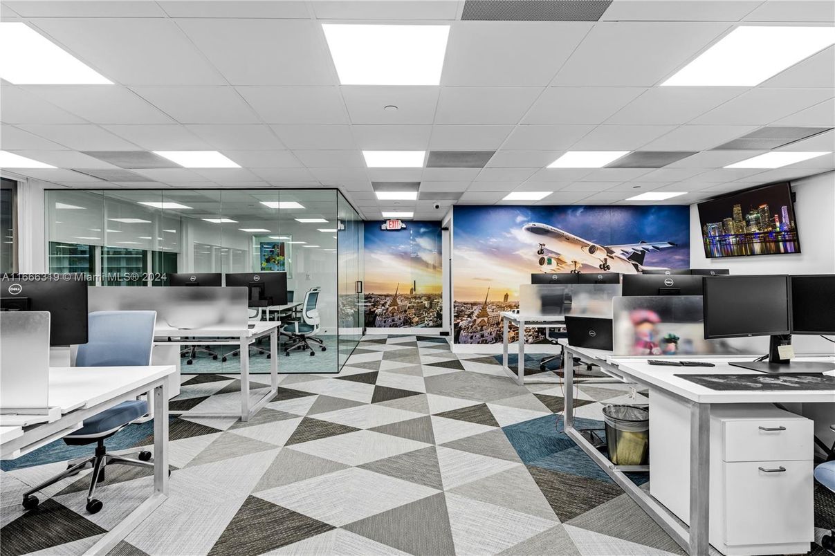 Home Office, Interior, Recessed Lighting