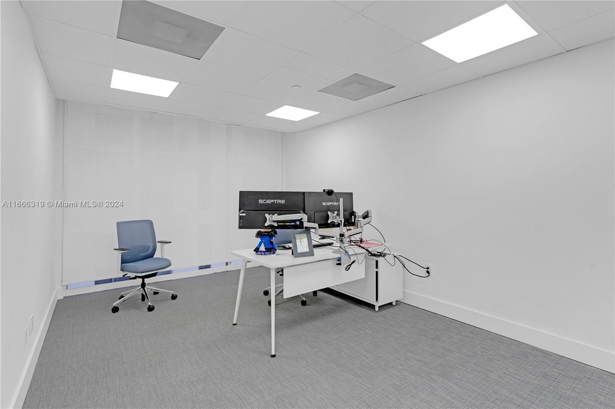 Home Office, Interior, Recessed Lighting