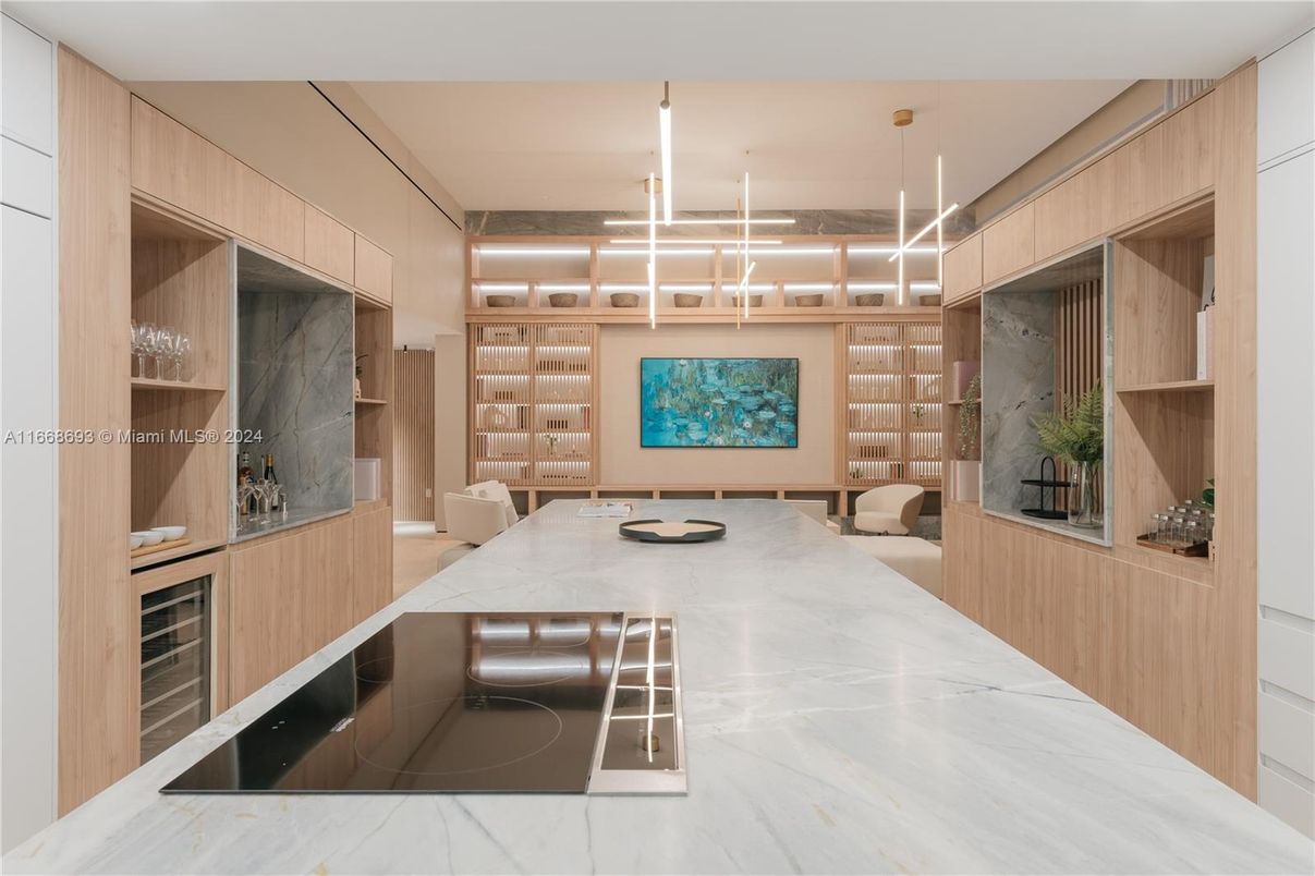 Dining room, Interior, Pendant Lights