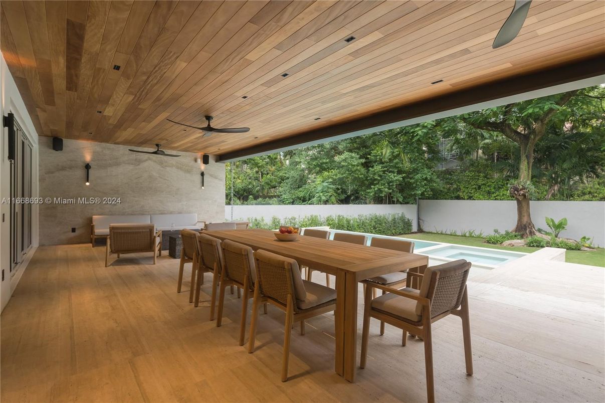 Exterior, Pool, Wooden Ceilings