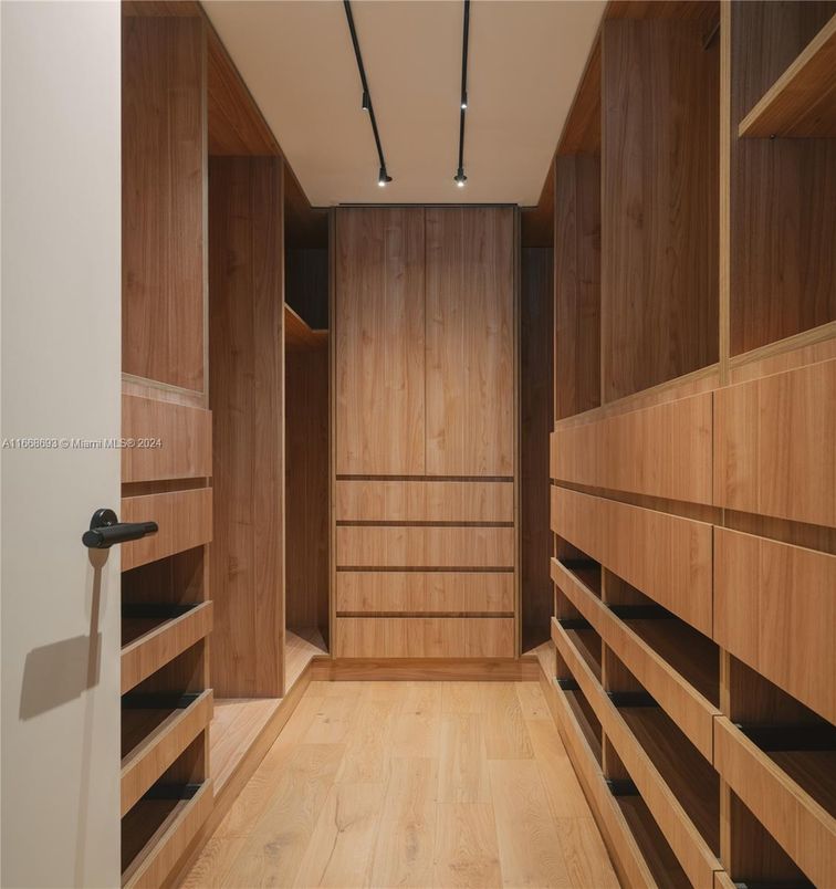Interior, Walk-in Closets, Wood Texture Flooring