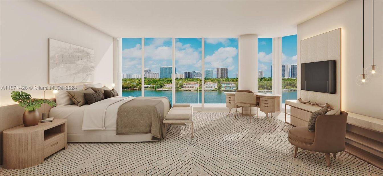 Bedroom, Home Office, Interior, Water