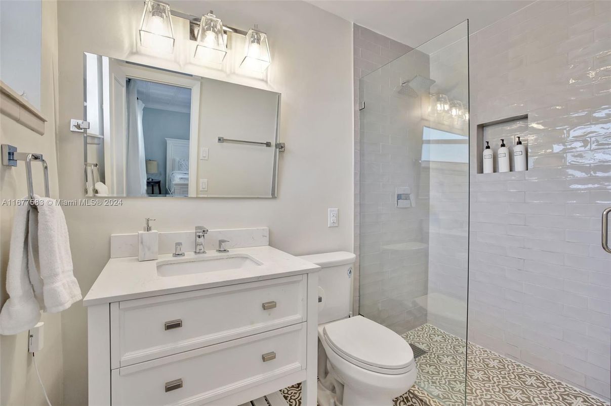 Bathroom, Glass Shower, Interior