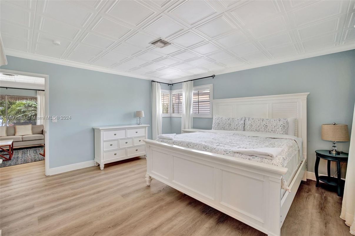 Bedroom, Interior, Wood Texture Flooring