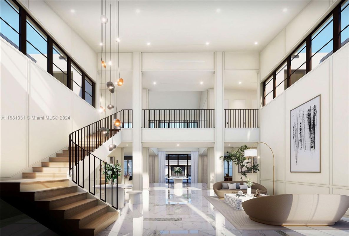 Interior, Marble, Pendant Lights, Recessed Lighting
