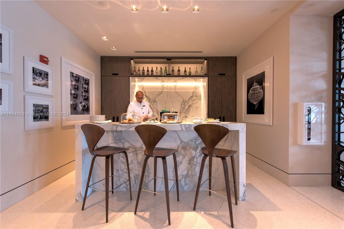 Interior, Marble Walls, Recessed Lighting