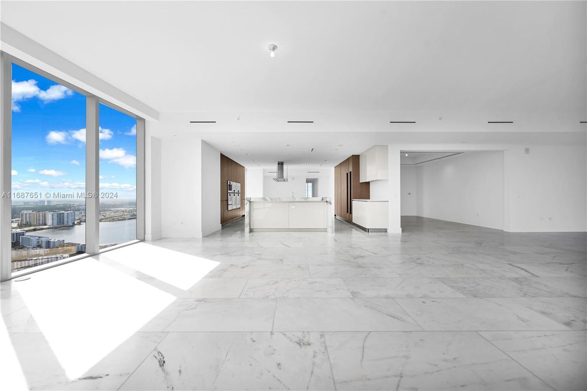 Empty room, Interior, Kitchen, Marble