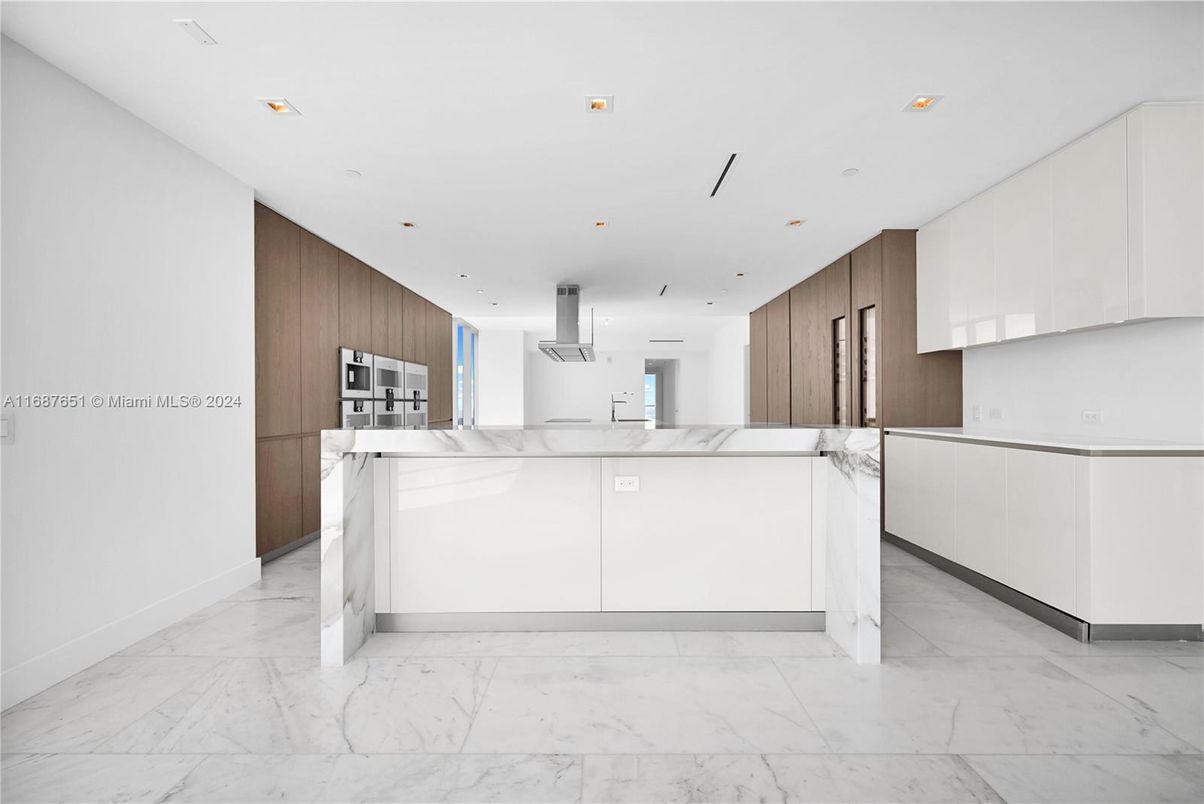 Interior, Kitchen, Marble, Marble Walls, Recessed Lighting