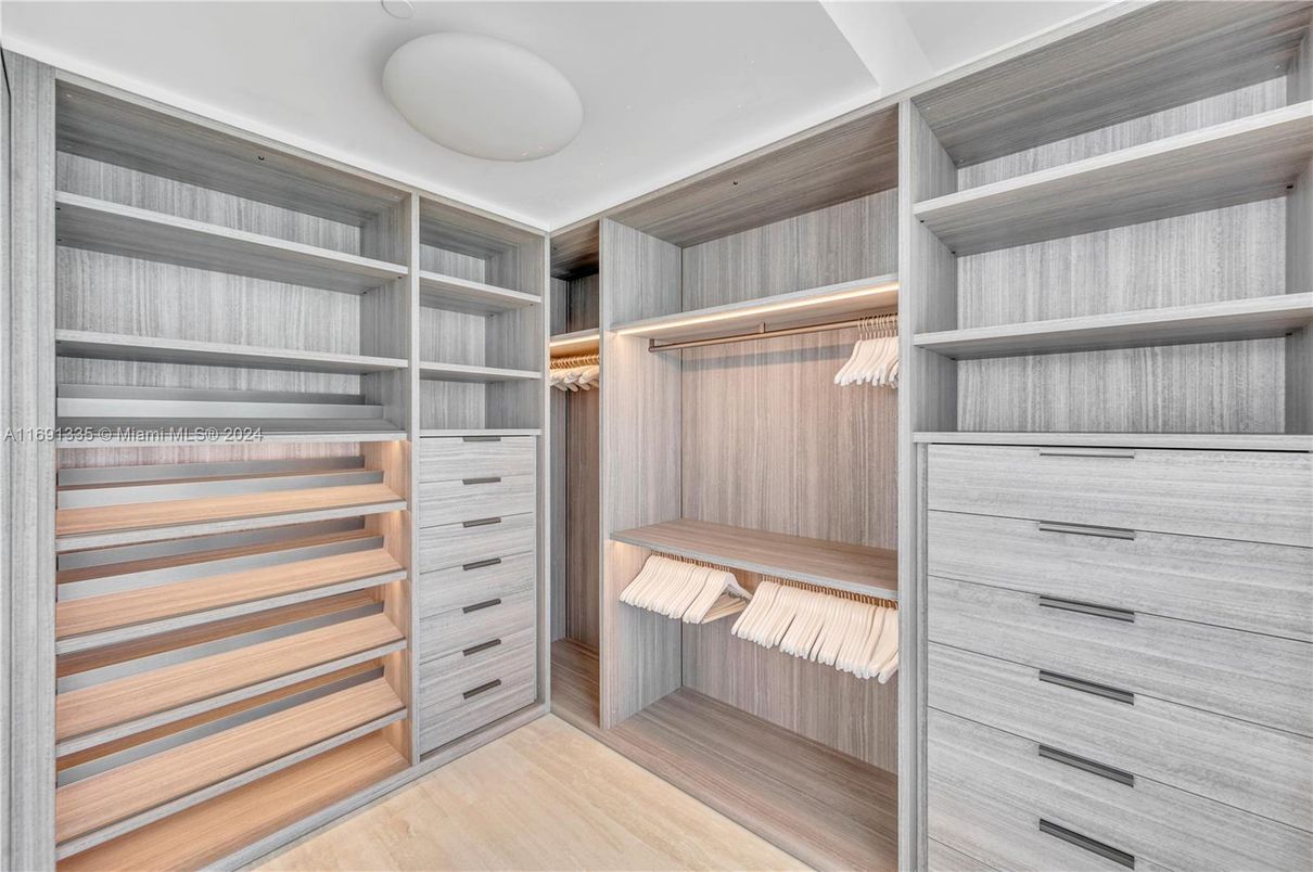 Interior, Walk-in Closets, Wood Texture Flooring