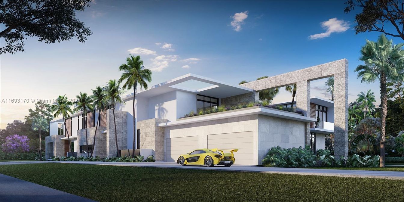 Attached, Exterior, Facade, Modern