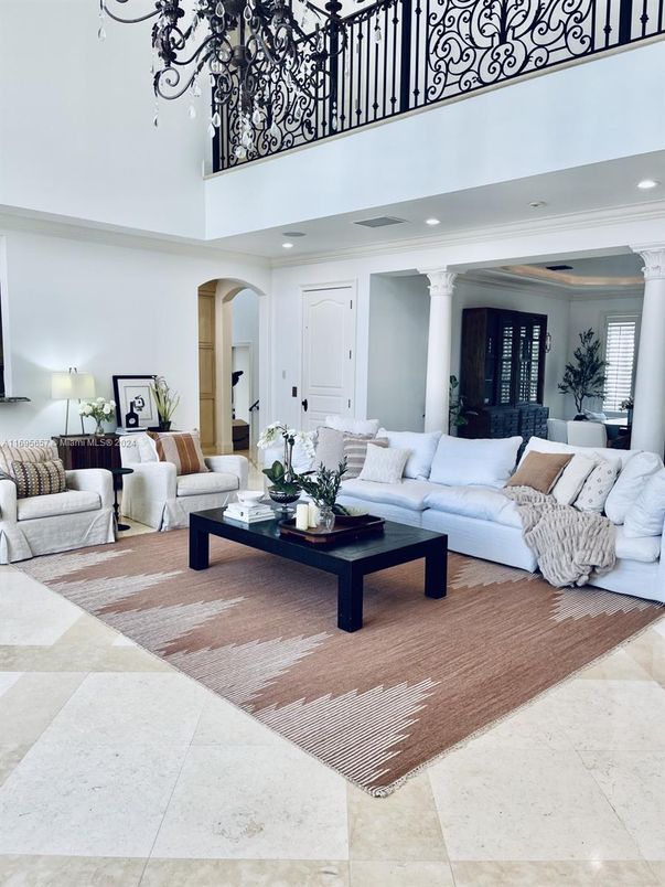 Interior, Living room, Recessed Lighting