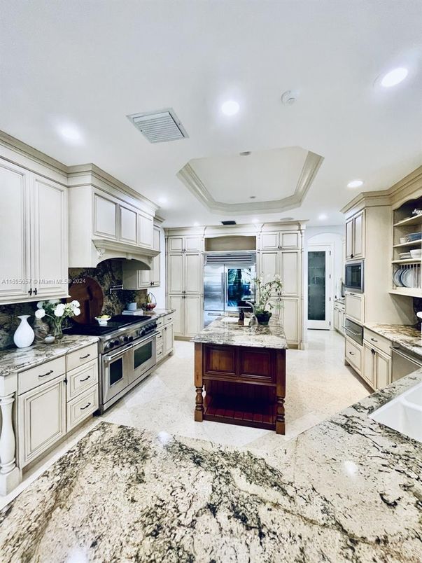 Interior, Kitchen, Recessed Lighting, Stainless Steel Appliances